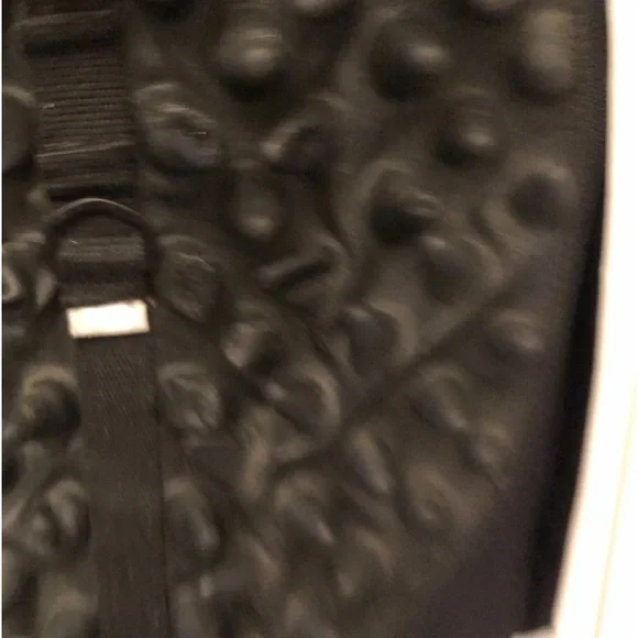 Craig Morrison Bug Vintage Rolling Backpack Suitcase Unisex Black Latex Spikes - Picture 9 of 11